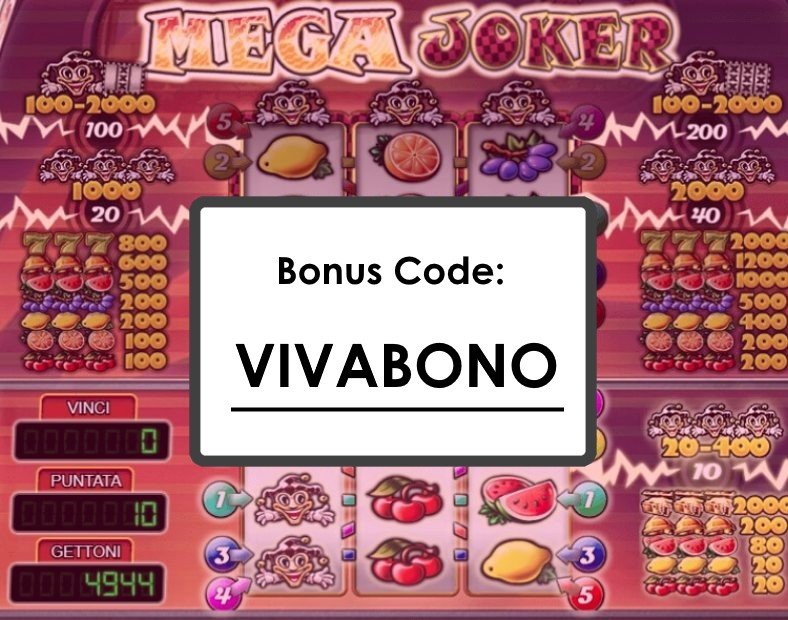 Mega Joker Disfruta de un RTP del 99 y jackpot progresivo desde 010$